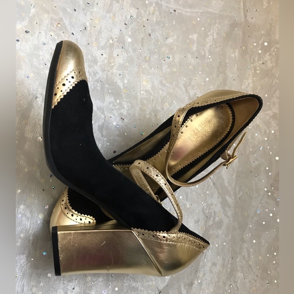 Coach Spectator Black and gold heels - Picture 4 of 6